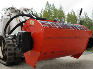 ETERRA Hurricane Mini Skid Steer Concrete Mixer