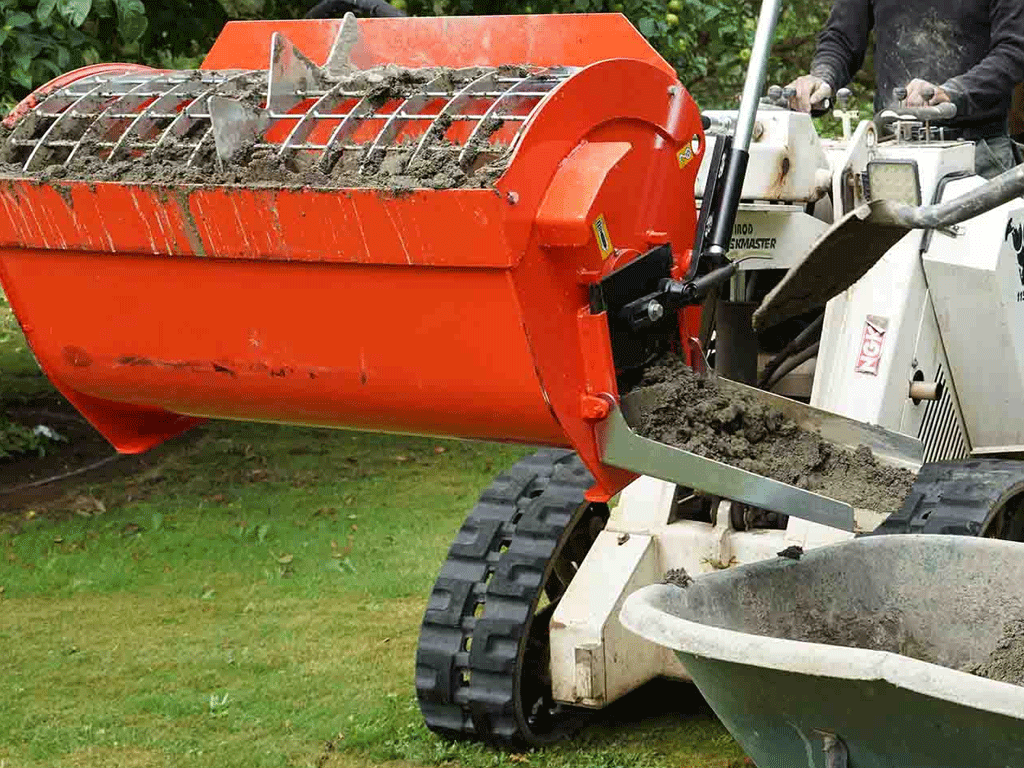 ETERRA Hurricane Mini Skid Steer Concrete Mixer