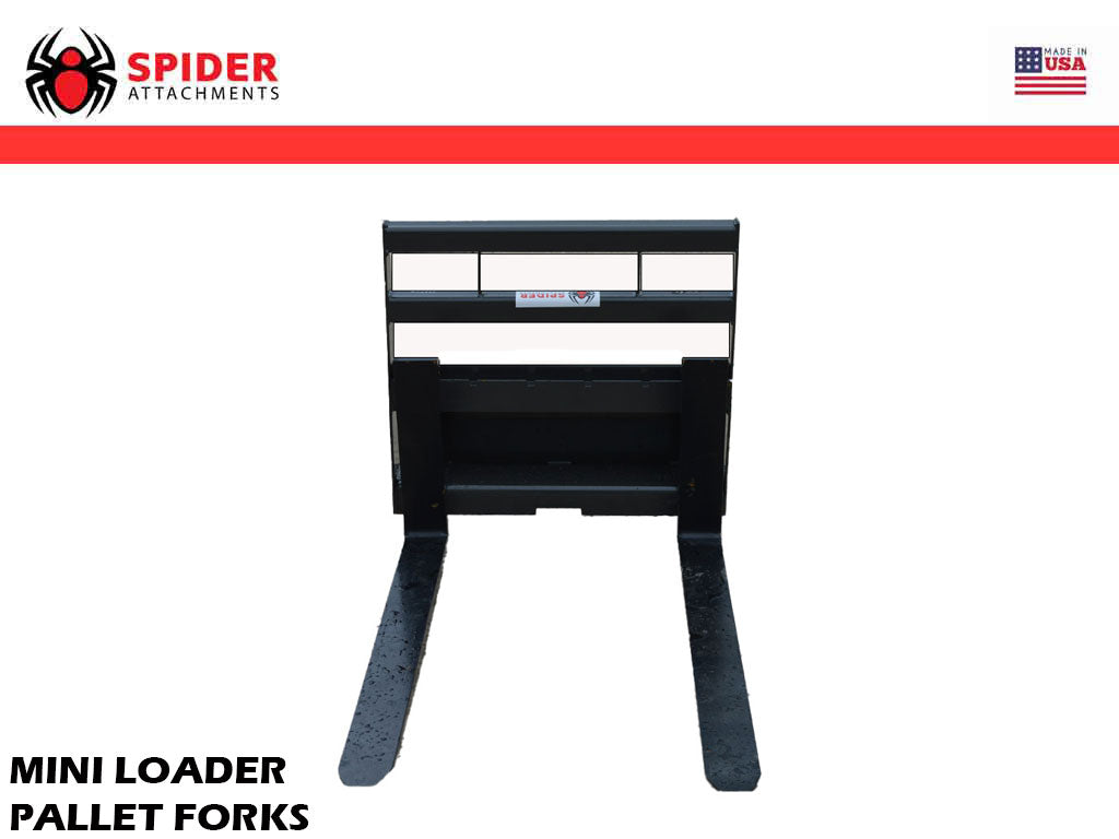 Spider Forks SPIDER pallet fork assemblies for mini loader