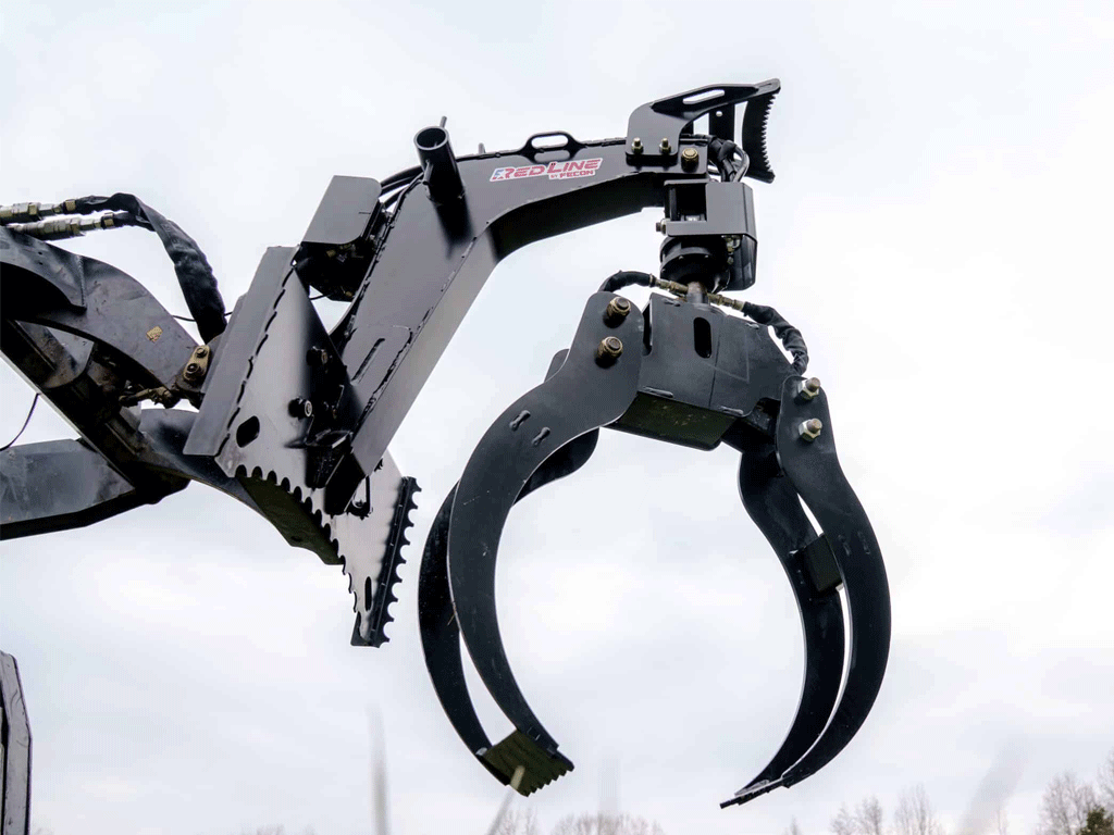 FECON Log Grapple for Mini Loader
