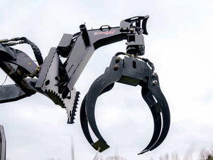 FECON Log Grapple for Mini Loader