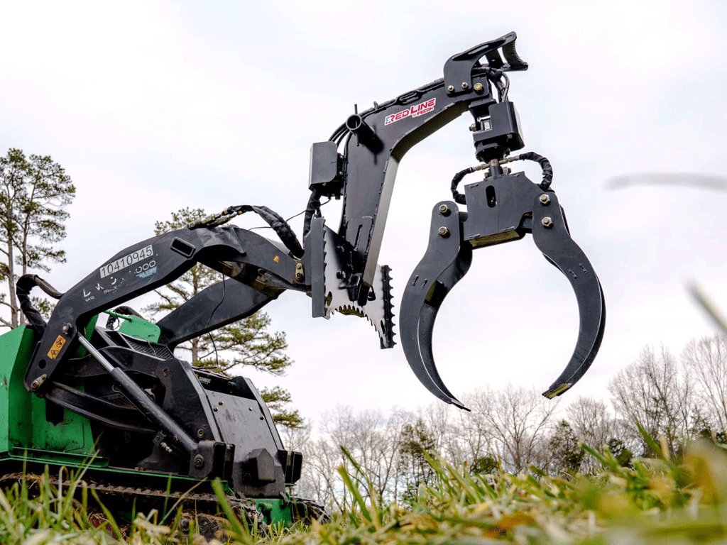 FECON Log Grapple for Mini Loader