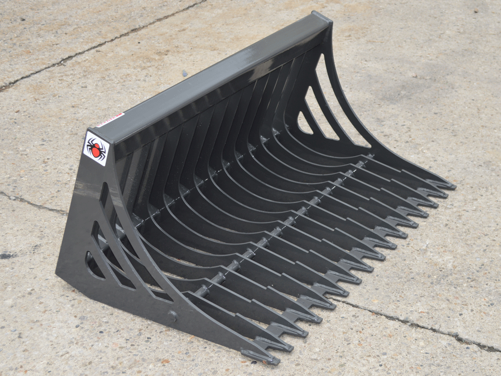 SPIDER ATTACHMENTS rock bucket for mini loader