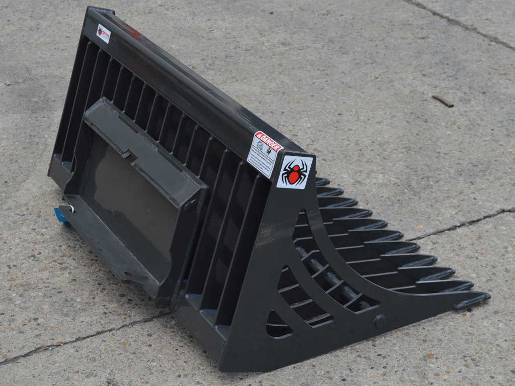 SPIDER ATTACHMENTS rock bucket for mini loader