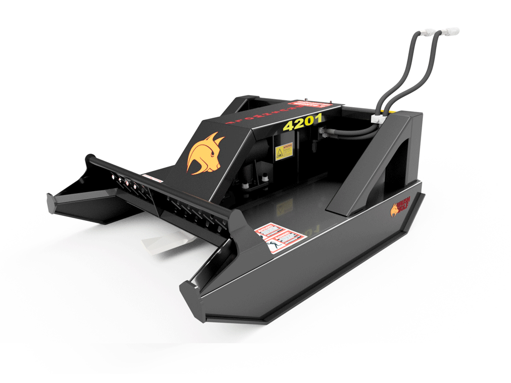 BRUSH WOLF Brush Cutter for Mini Loader