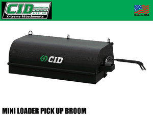 CID Pick up Broom for Mini Loaders