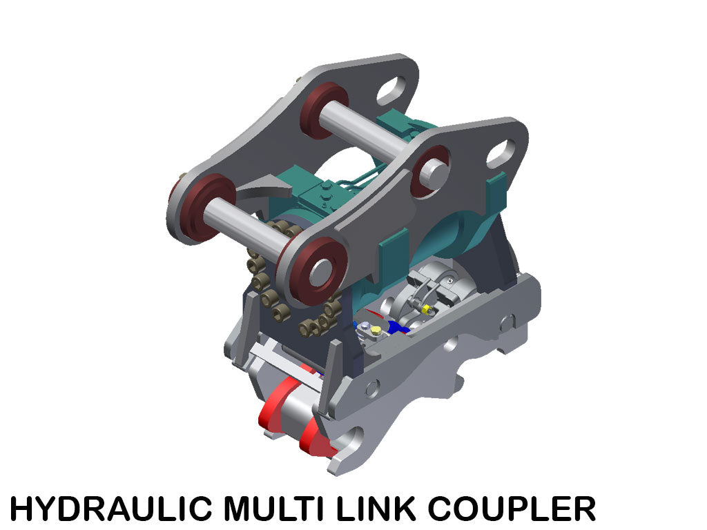 TAG Power tilt couplers 4000-120000 lbs machines