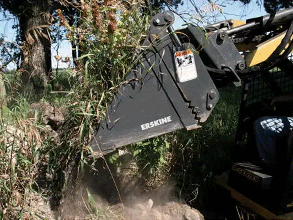 ESKINE 4-in-1 Combination Bucket for mini loader