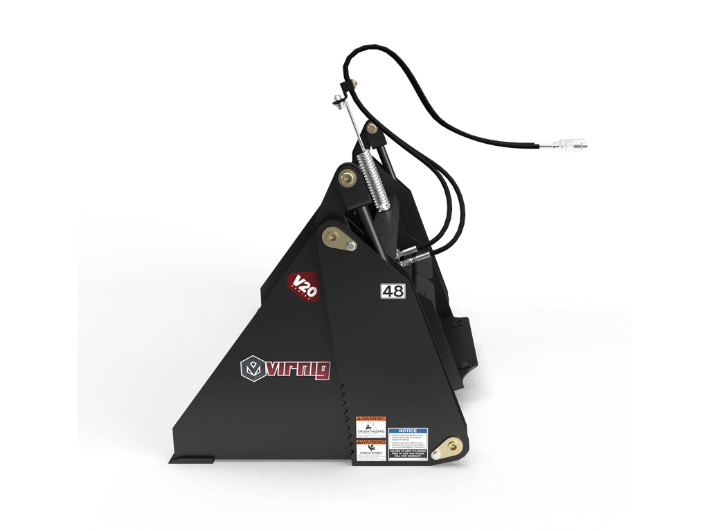 Virnig V20 Multi Purpose bucket (4-in-1) for mini loader