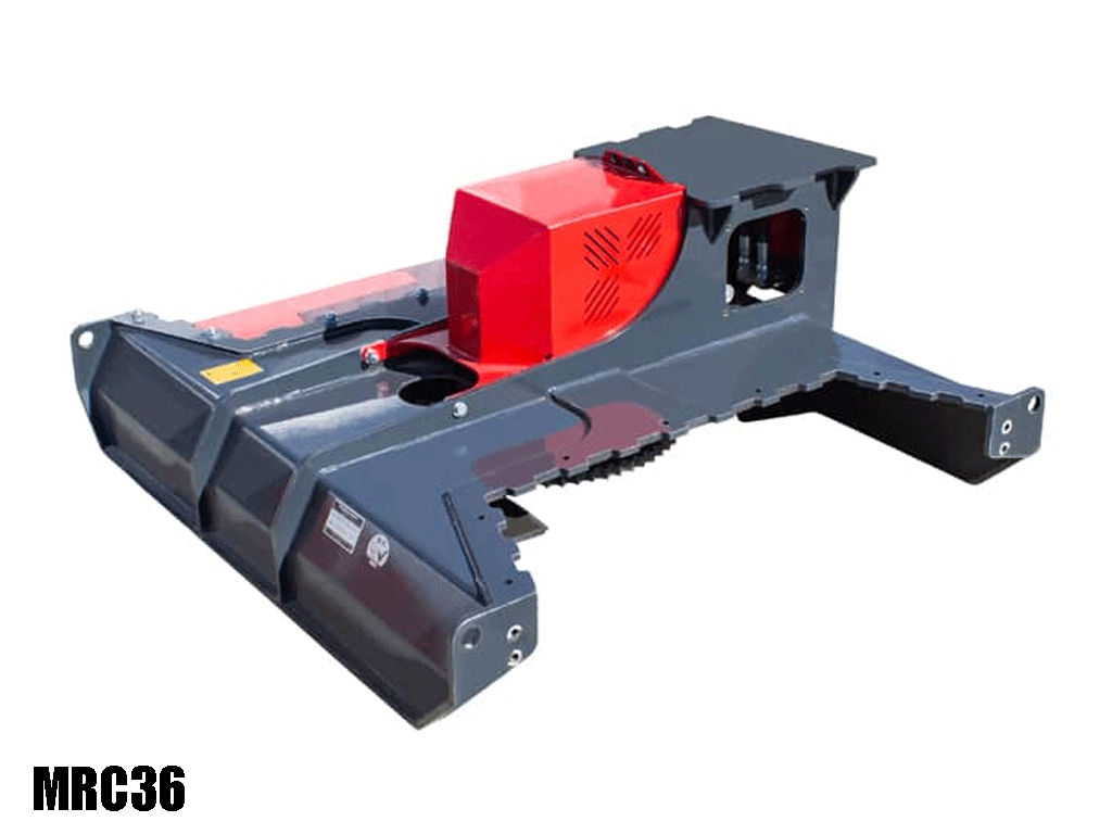 Mongo attachments rotary brush cutter for 6000 to 20000 lbs. excavators