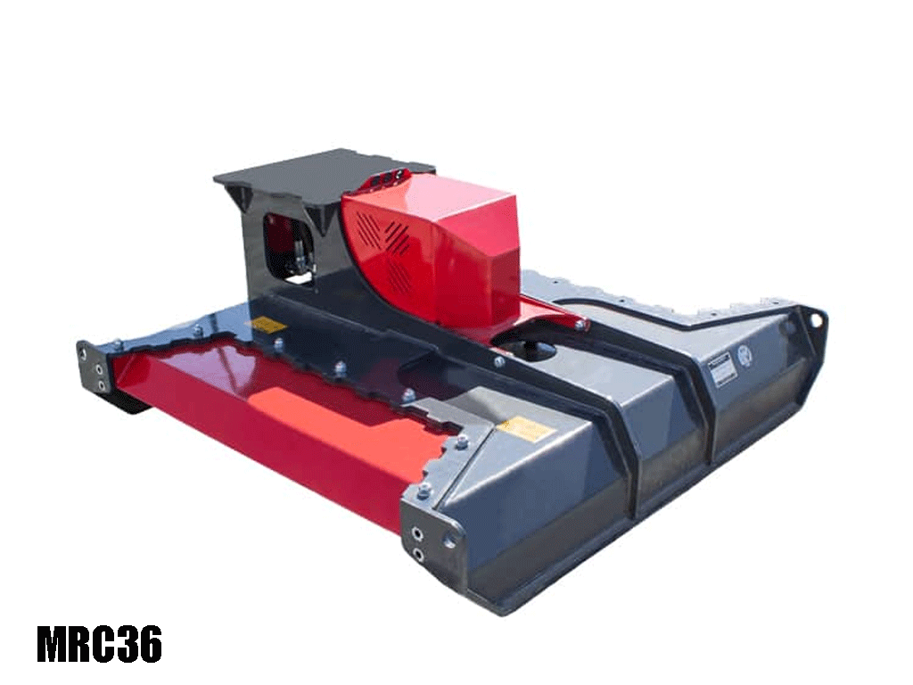 Mongo attachments rotary brush cutter for 6000 to 20000 lbs. excavators