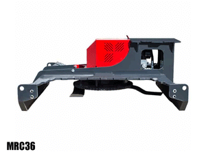 Mongo attachments rotary brush cutter for 6000 to 20000 lbs. excavators