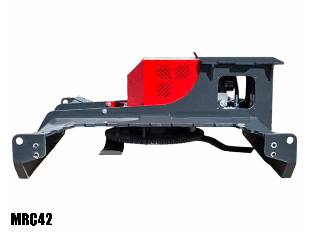 Mongo attachments rotary brush cutter for 6000 to 20000 lbs. excavators