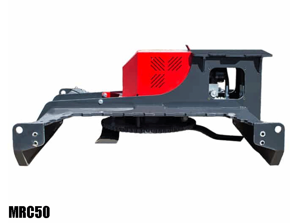 Mongo attachments rotary brush cutter for 6000 to 20000 lbs. excavators