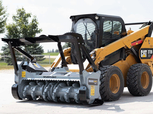 Baumalight MS1472 1400 series bite limiter drum mulcher for Skid Steer