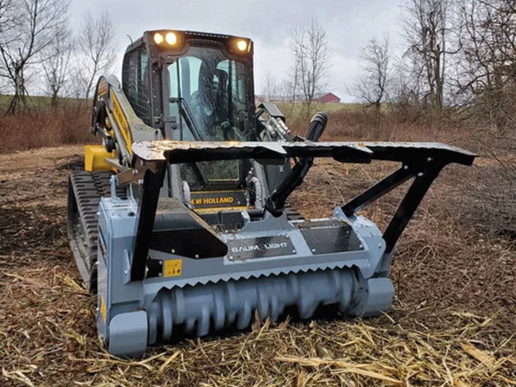BAMALIGHT MS960 and MS972 Skid Steer Forestry Mulcher