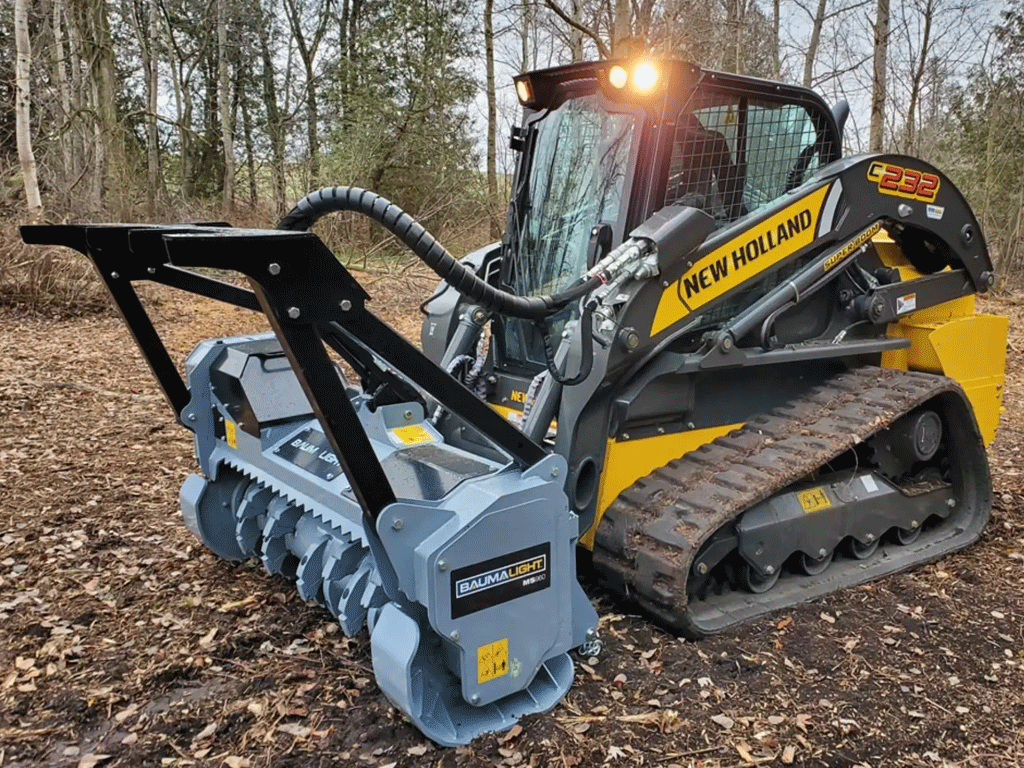 BAMALIGHT MS960 and MS972 Skid Steer Forestry Mulcher