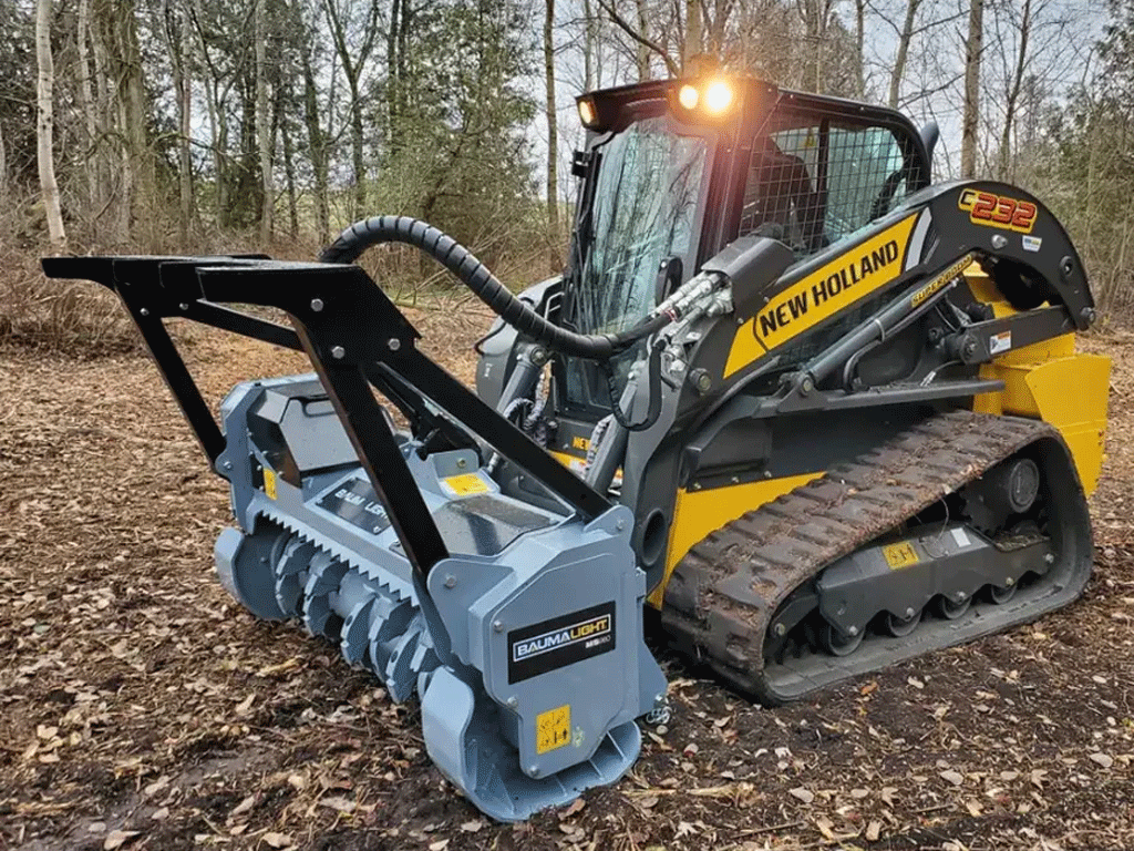 BAMALIGHT MS960 and MS972 Skid Steer Forestry Mulcher