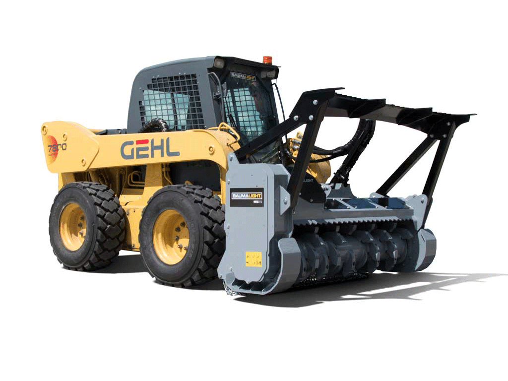 BAMALIGHT MS960 and MS972 Skid Steer Forestry Mulcher