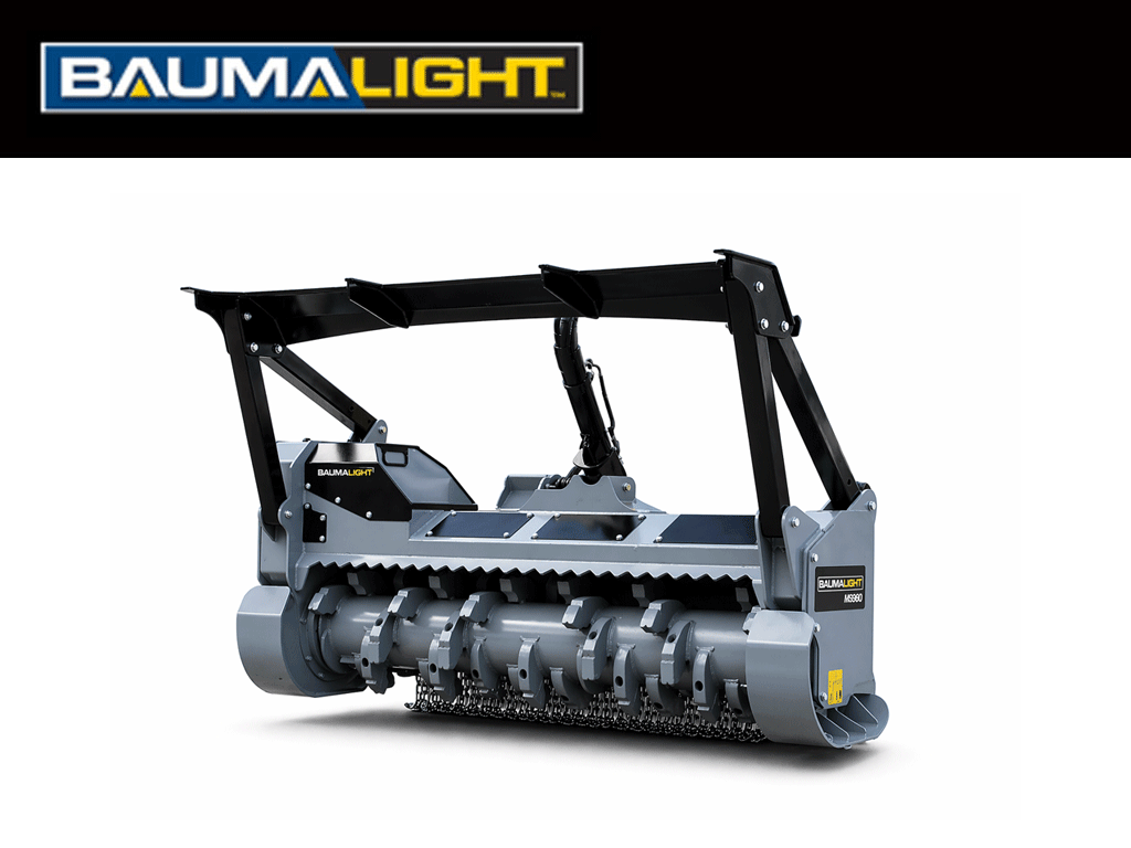 BAMALIGHT MS960 and MS972 Skid Steer Forestry Mulcher