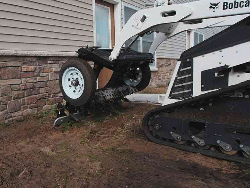 ABI Mini SR Landscape Rake for Mini Skid Steers