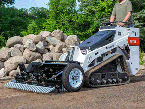 ABI Mini SR Landscape Rake for Mini Skid Steers