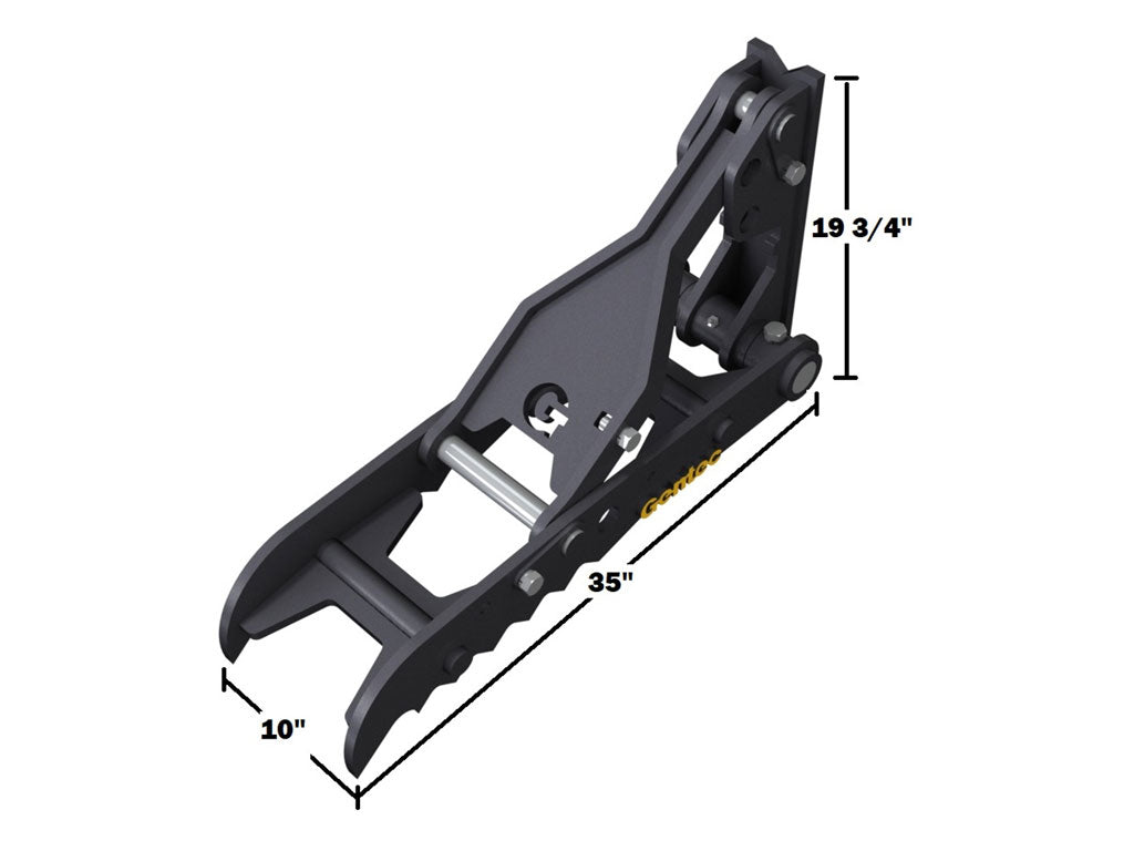 MT1035 Gentec Pulgares de excavadora mecánicos universales, excavadoras de 10000-15000 lbs