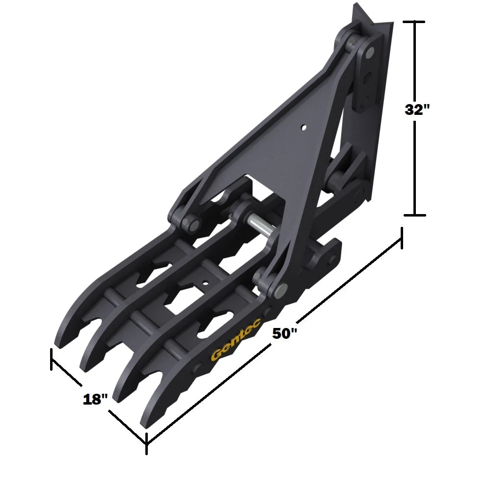 Gentec Mechanical Thumbs for Excavators