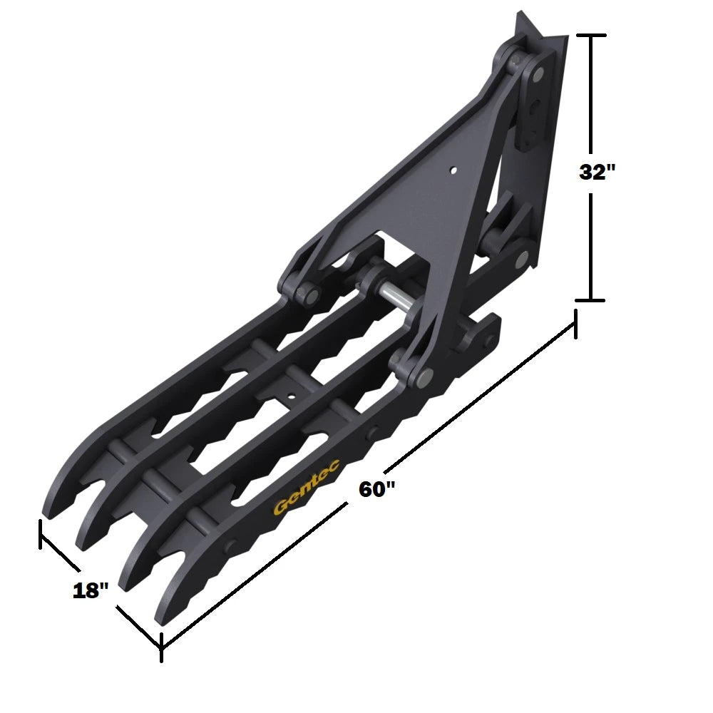 Gentec Mechanical Thumbs for Excavators