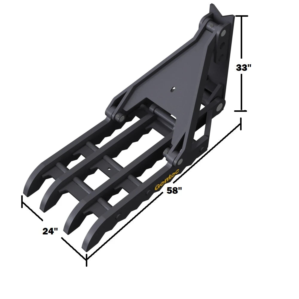 Gentec Mechanical Thumbs for Excavators