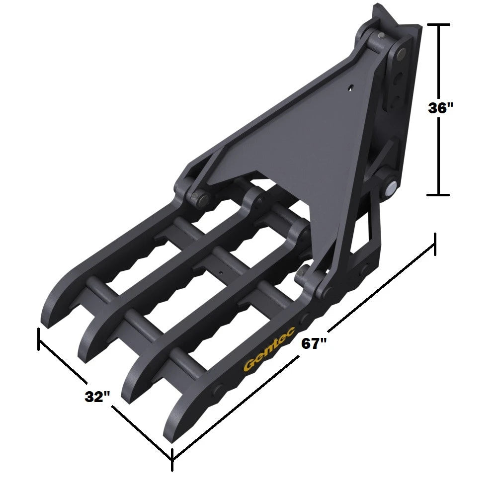 Gentec Mechanical Thumbs for Excavators