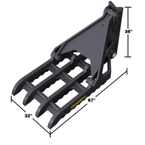 Gentec Mechanical Thumbs for Excavators