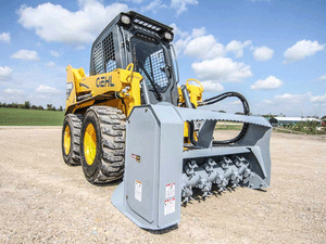 BaumaLight Fixed tooth mulcher for skid steer