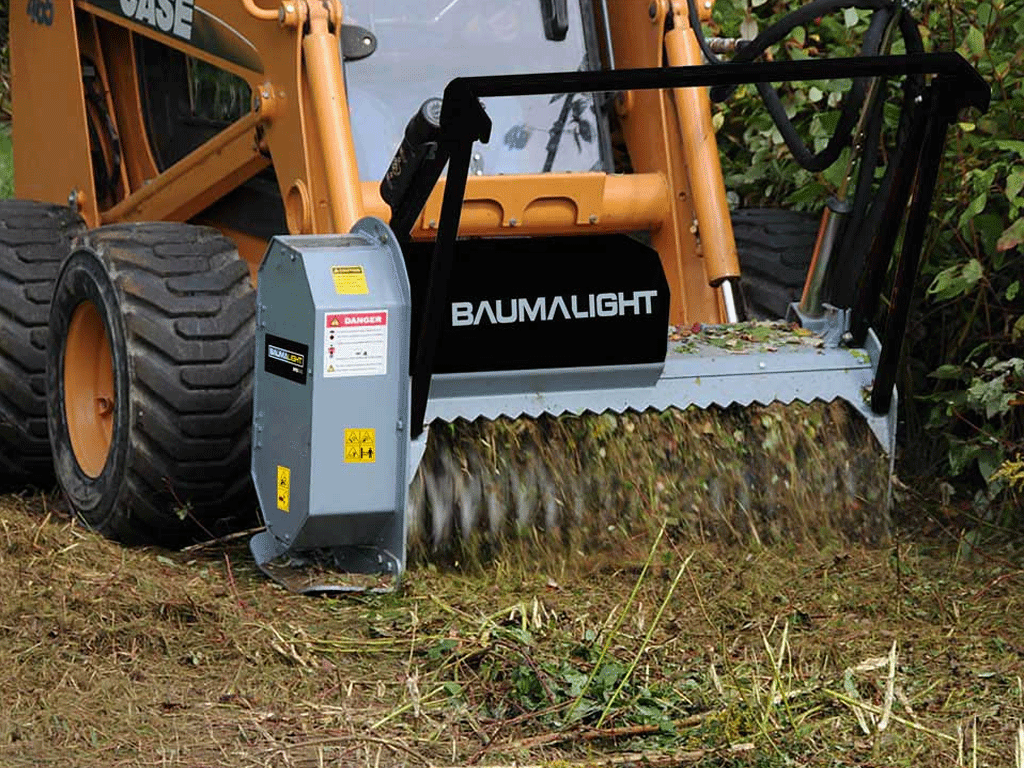 BaumaLight Fixed tooth mulcher for skid steer