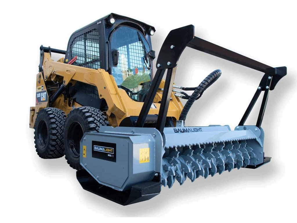 BaumaLight Fixed tooth mulcher for skid steer