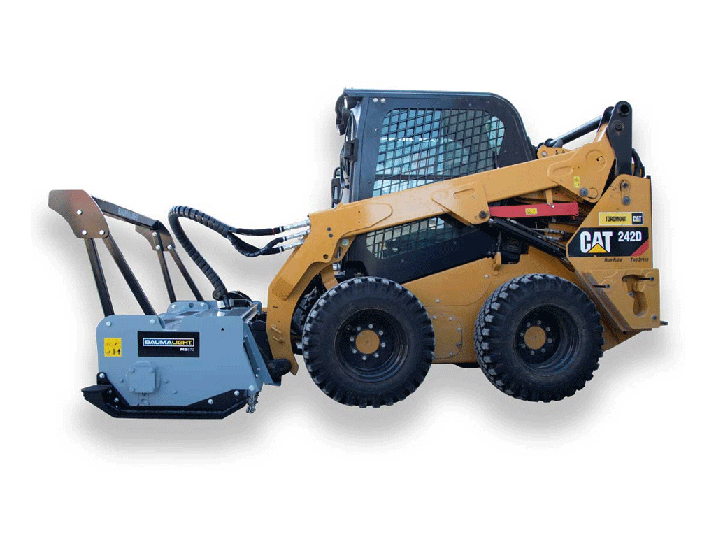 BaumaLight Fixed tooth mulcher for skid steer