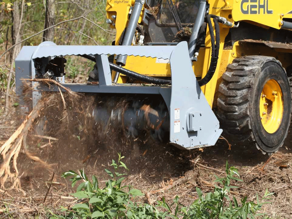 BaumaLight Fixed tooth mulcher for skid steer