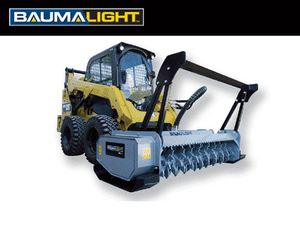 BaumaLight Fixed tooth mulcher for skid steer