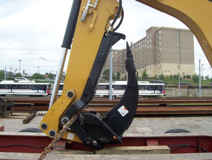 Rail Bucket WERK-BRAU Cribbing Buckets for 7,000 - 25,000 lbs. backhoes