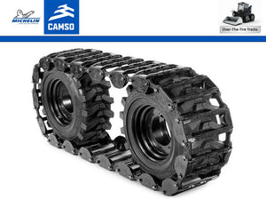MICHELIN  CAMSO steel over the tire tracks for skid steers