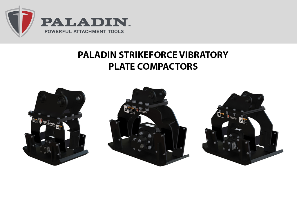 PALADIN StrikeForce EX TCP Vibratory Plate Compactors, 12000-50000 lbs. excavators