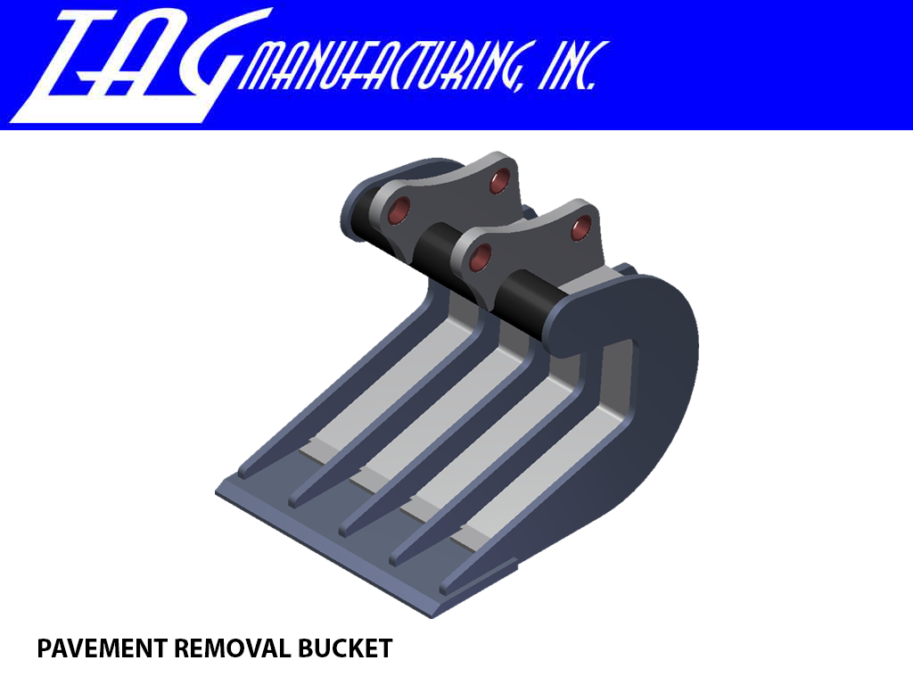 TAG Pavement Removal claw for Excavators 10000 lbs. to 16000 lbs.