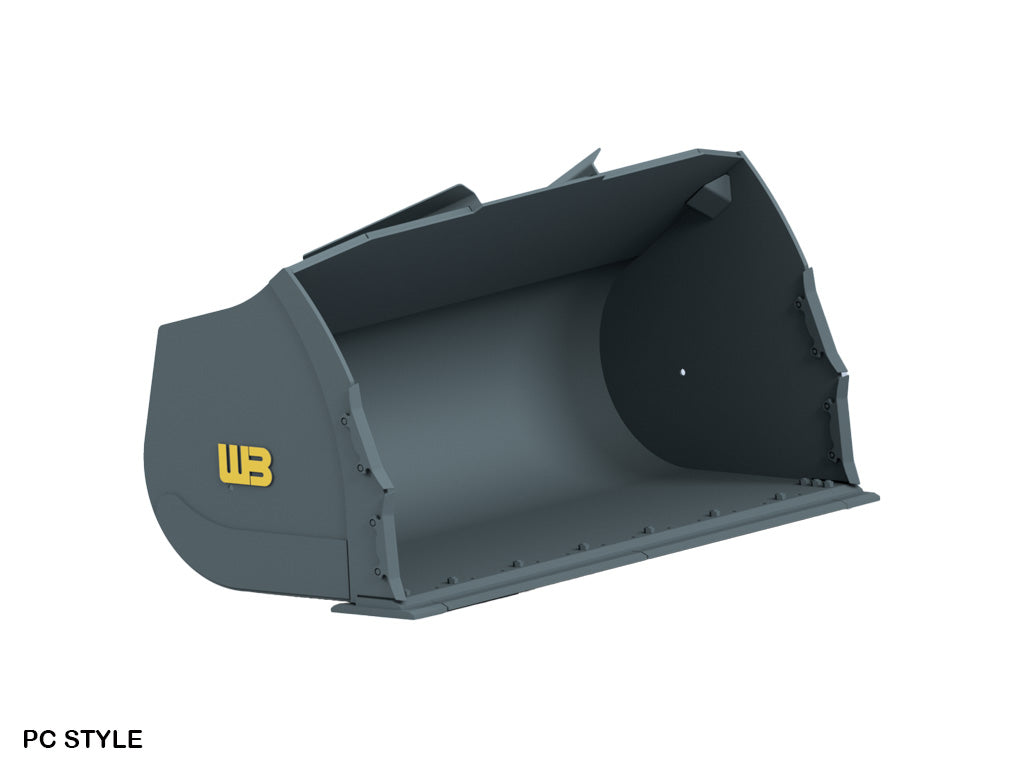 WERK-BRAU Two-Pass Bucket for Wheel loaders 43,000 - 51,000 lbs. (class 5)