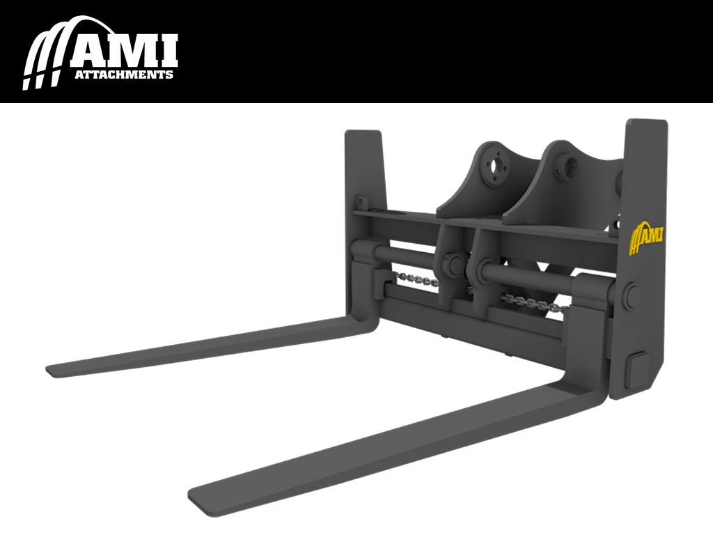 AMI Excavator Fork Rack