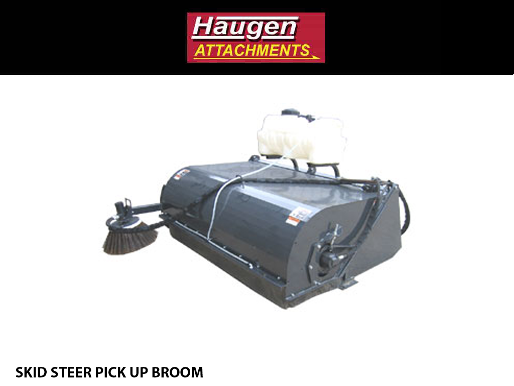 ESCOBOS RECOGEDORES HAUGEN PARA MINICARGADORES