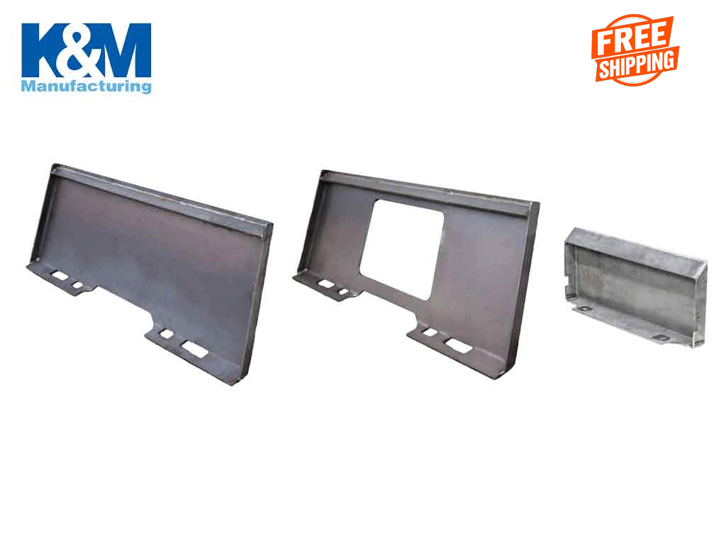 K&M universal skid steer plate
