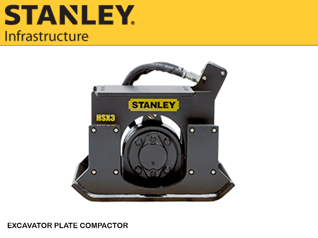STANLEY Hydraulic plate compactors