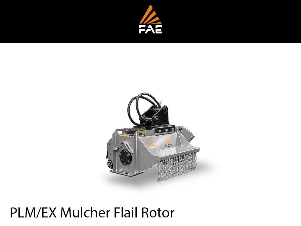 FAE PML/EX forestry mulcher for mini-excavators, 11000 - 15000 lbs. machines