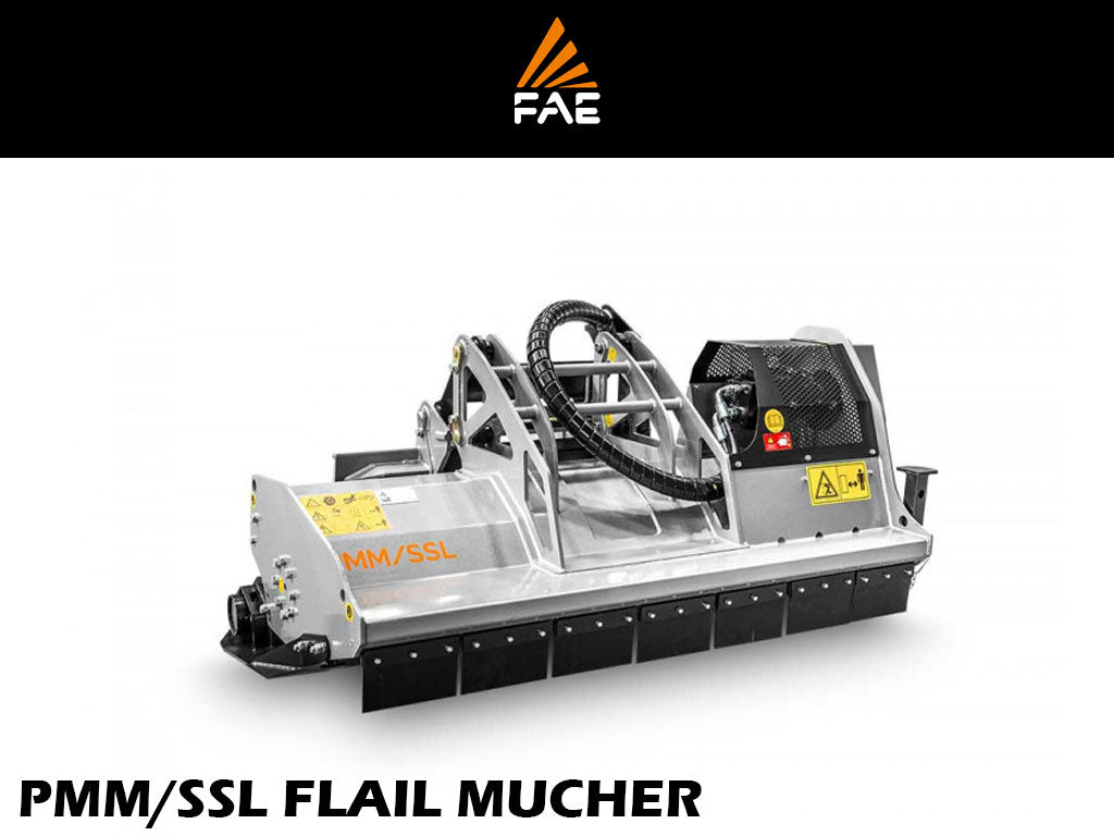FAE PMM/SSL flail forestry mulcher for skid steer
