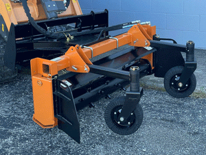 Premier Attachments Power Rake for mini loaders